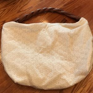 Off white shoulder bag